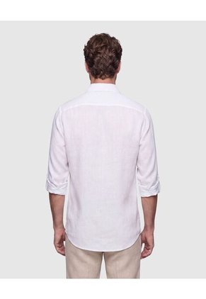 Camisa Unicolor Manga Larga Para Hombre  Para Hombre Negro Patprimo