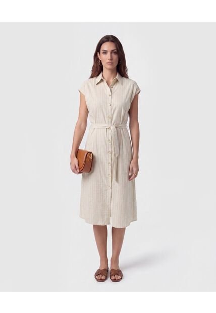 Vestido Midi Camisero Con Lazo Para Mujer  Para Mujer Negro Patprimo