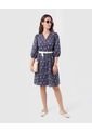 Vestido Corto Bordado Unicolor Para Mujer  Para Mujer Negro Patprimo de Patprimo