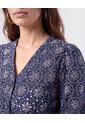 Vestido Corto Bordado Unicolor Para Mujer  Para Mujer Negro Patprimo de Patprimo