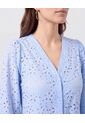 Vestido Corto Bordado Unicolor Para Mujer  Para Mujer Negro Patprimo de Patprimo