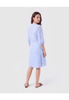 Vestido Corto Bordado Unicolor Para Mujer  Para Mujer Negro Patprimo