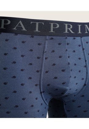 Boxer X1 Para Hombre Filete Medio Color Azul Marca Patprimo #44000411