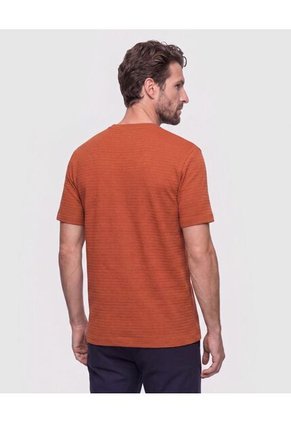 Camiseta Texturizada Cuello Redondo Hombre  Para Hombre Negro Patprimo