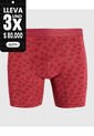 Bóxer Medio Estampado X1 Para Hombre Rojo Patprimo de Patprimo