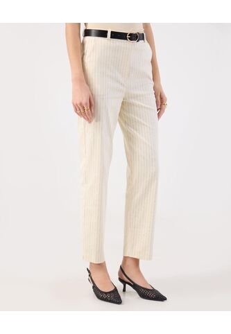 Pantalón  Para Mujer Chino Color Crema Marca Patprimo #30072101 Patprimo