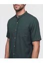Camisa Cuello Neru Manga Corta Hombre  Para Hombre Negro Patprimo de Patprimo