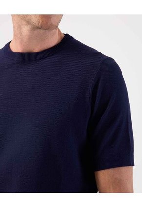 Camiseta  Para Hombre Manga Corta Cuello Redondo Color Azul Marca Patprimo #44090959