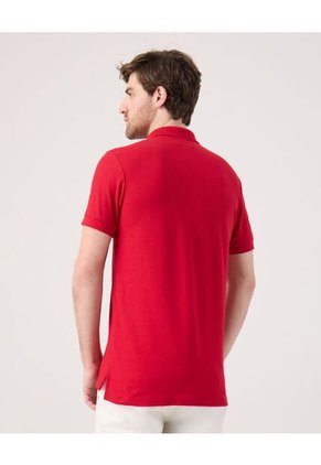 Polo Con Diseño Clasico   Para Hombre Rojo Patprimo