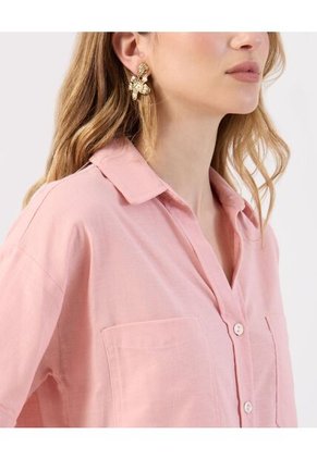 Camisa  Para Mujer Manga Corta Color Rosa Marca Patprimo #30010758