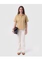 Camisa Corta Doble Bolsillo Mujer  Para Mujer Negro Patprimo de Patprimo