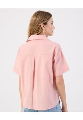 Camisa  Para Mujer Manga Corta Color Rosa Marca Patprimo #30010758