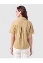 Camisa Corta Doble Bolsillo Mujer  Para Mujer Negro Patprimo de Patprimo