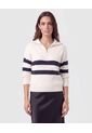 Saco Tejido Cuello Cremallera Para Mujer  Para Mujer Negro Patprimo de Patprimo