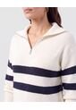 Saco Tejido Cuello Cremallera Para Mujer  Para Mujer Negro Patprimo de Patprimo