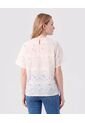 Blusa Ojalillo Manga Corta Mujer  Para Mujer Negro Patprimo de Patprimo