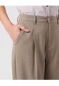 Pantalón Sastrero Con Pliegues Mujer  Para Mujer Negro Patprimo de Patprimo
