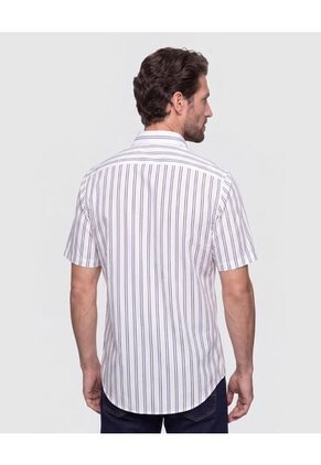 Camisa Manga Corta A Rayas Para Hombre Para Hombre Negro Patprimo