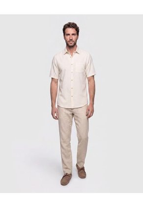 Camisa Manga Corta Con Bolsillo Hombre  Para Hombre Negro Patprimo