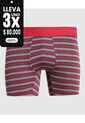 Bóxer Medio A Rayas X1 Para Hombre Rojo Patprimo de Patprimo