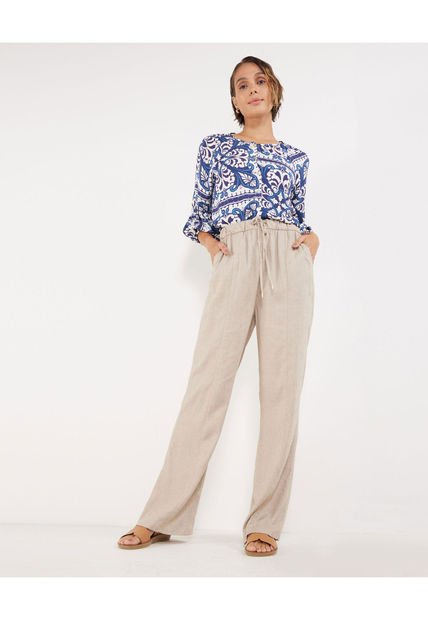 Pantalón Para Mujer  Color Avena Marca Patprimo #30071818