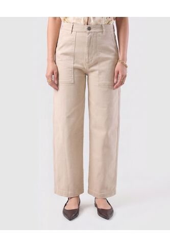 Jeans Bota Ancha Con Bolsillos Para Mujer  Para Mujer Negro Patprimo Patprimo