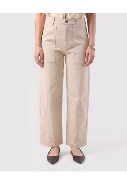 Jeans Bota Ancha Con Bolsillos Para Mujer  Para Mujer Negro Patprimo
