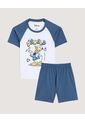 Pijama  Infantil Niño M/C P/C Color Azul Marca Patprimo #66040075 de Patprimo