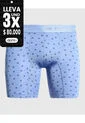 Bóxer Medio Estampado X1 Para Hombre Azul Patprimo de Patprimo