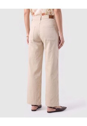 Jeans Bota Ancha Con Bolsillos Para Mujer  Para Mujer Negro Patprimo