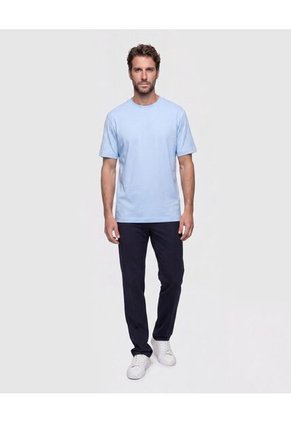 Camiseta Cuello Redondo Manga Corta Hombre Para Hombre Negro Patprimo