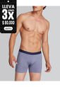 Boxer  Con Tela Jaspeada En Algodón  X1 Para Hombre Azul Patprimo de Patprimo