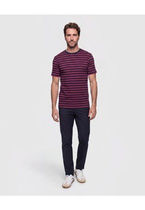 Camiseta Cuello Redondo Manga Corta Hombre  Para Hombre Negro Patprimo