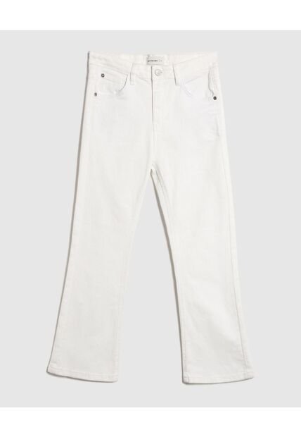 Jean  Para Mujer Crop Flare Color Blanco Marca Patprimo #30160496
