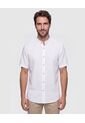 Camisa Cuello Mao Unicolor Para Hombre  Para Hombre Negro Patprimo de Patprimo
