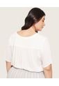 Blusa Para Mujer Manga Corta Color Blanco Marca Patprimo #14121152 de Patprimo