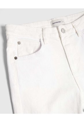 Jean  Para Mujer Crop Flare Color Blanco Marca Patprimo #30160496