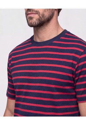 Camiseta Cuello Redondo Manga Corta Hombre  Para Hombre Negro Patprimo