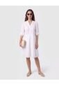Vestido Corto Bordado Unicolor Para Mujer  Para Mujer Negro Patprimo de Patprimo