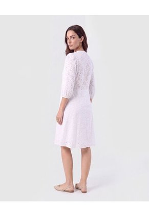Vestido Corto Bordado Unicolor Para Mujer Para Mujer Negro Patprimo