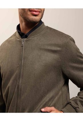 Chaqueta Bomber   Para Hombre Verde Patprimo