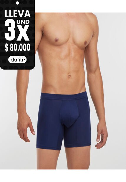 Boxer  En Microfibra  X1 Para Hombre Azul Patprimo