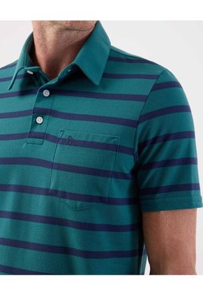 Polo  Para Hombre Cuello Maquina Con Bolsillo Color Verde Marca Patprimo #44112759