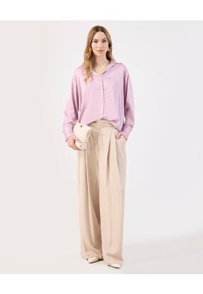 Camisa  Para Mujer Manga Larga Color Rosa Marca Patprimo #30010729