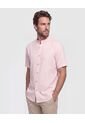 Camisa Cuello Mao Unicolor Para Hombre  Para Hombre Negro Patprimo de Patprimo