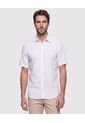 Camisa Manga Corta Clásica Para Hombre  Para Hombre Negro Patprimo de Patprimo