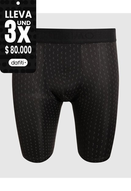 Boxer X1 Para Hombre Filete Largo Color Negro Marca Patprimo #44000461