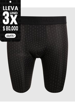 Boxer X1 Para Hombre Filete Largo Color Negro Marca Patprimo #44000461