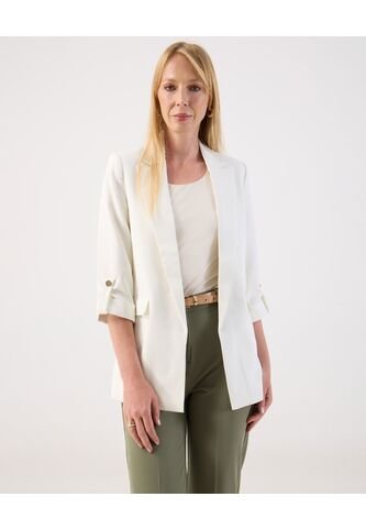 Chaqueta  Para Mujer Blazer Color Crema Marca Patprimo #30080602 Patprimo