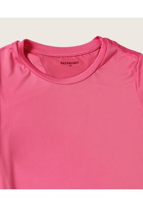 Camiseta Para Niña Manga Corta Color Rosado Marca Patprimo #86090337